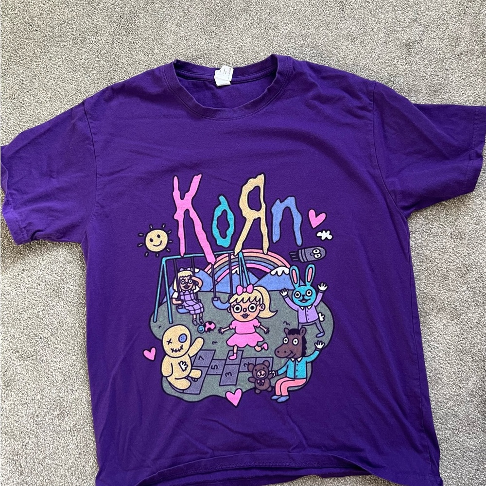 Korn Band Cartoon Tee